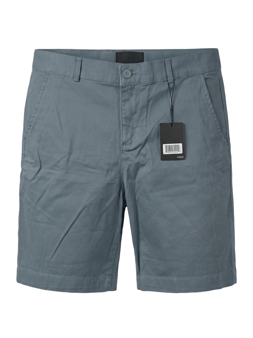 Men's Brisk Flat Front Chino Shorts in Slate Blue  size 32
